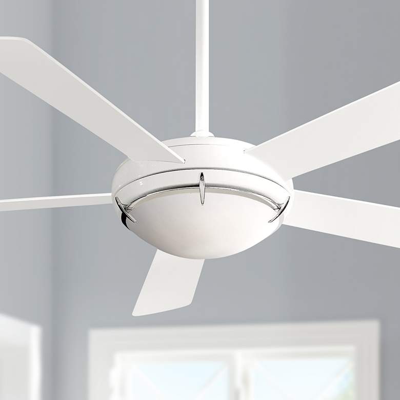 Image 1 54 inch Minka Aire White Como&#8482; Ceiling Fan
