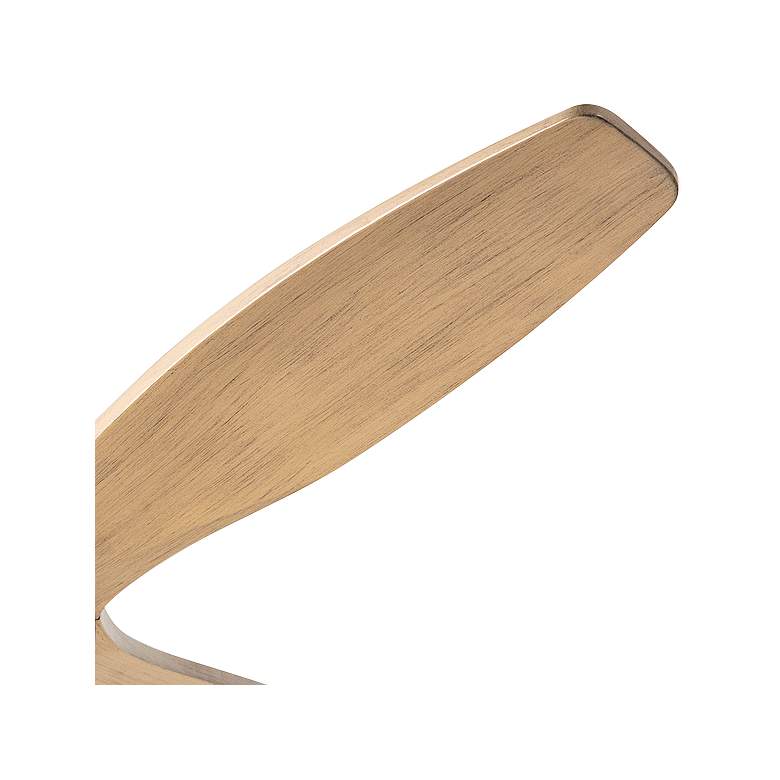 Image 3 54" Modern Fan Arbor Bronze Maple Damp Rated Hugger Fan with Remote more views