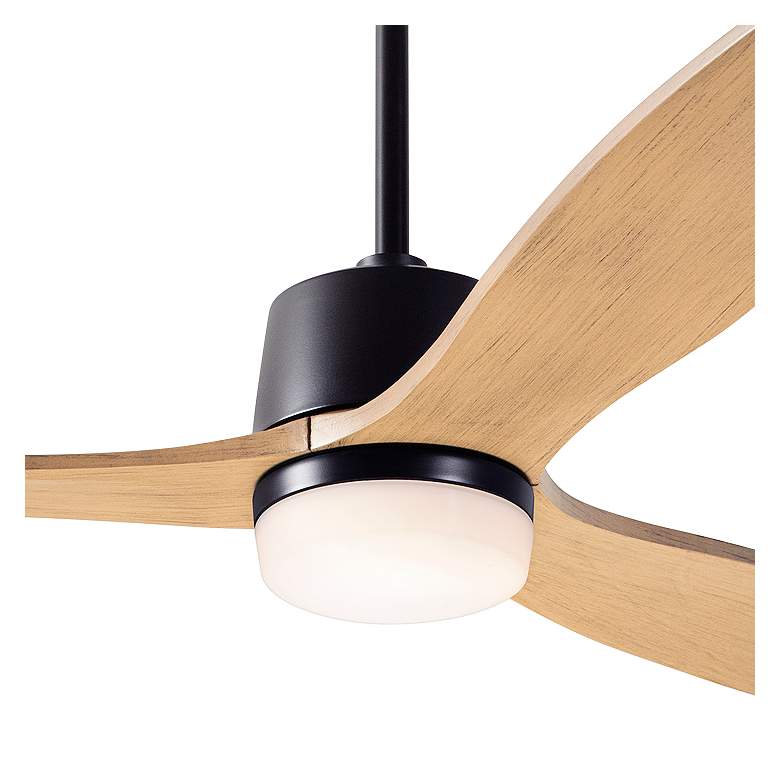 Image 3 54" Modern Fan Arbor Bronze - Maple Damp Rated LED Fan with Remote more views