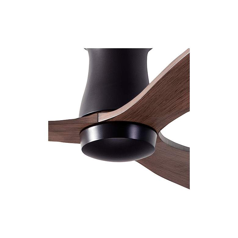 Image 2 54" Modern Fan Arbor DC Bronze and Mahogany Hugger Fan with Remote more views