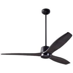 54&quot; Modern Fan Arbor DC Bronze Ebony Damp Rated Fan with Remote