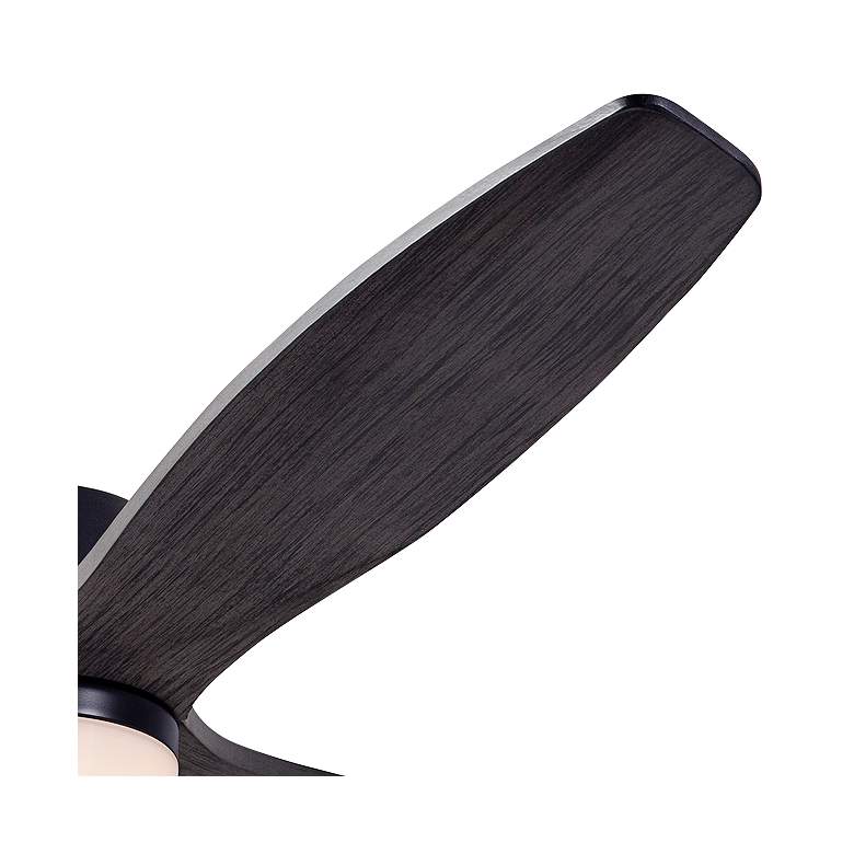 Image 4 54" Modern Fan Arbor DC Bronze Ebony Damp Rated LED Fan with Remote more views