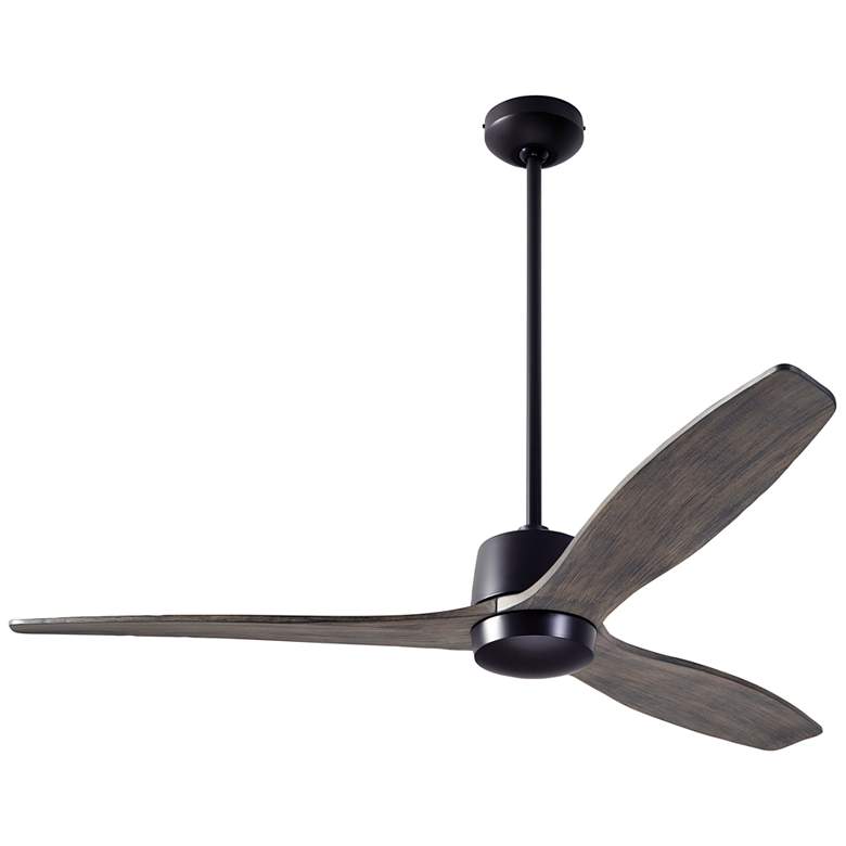 Image 2 54 inch Modern Fan Arbor DC Bronze Graywash Damp Rated Fan with Remote