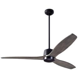 54&quot; Modern Fan Arbor DC Bronze Graywash Damp Rated Fan with Remote