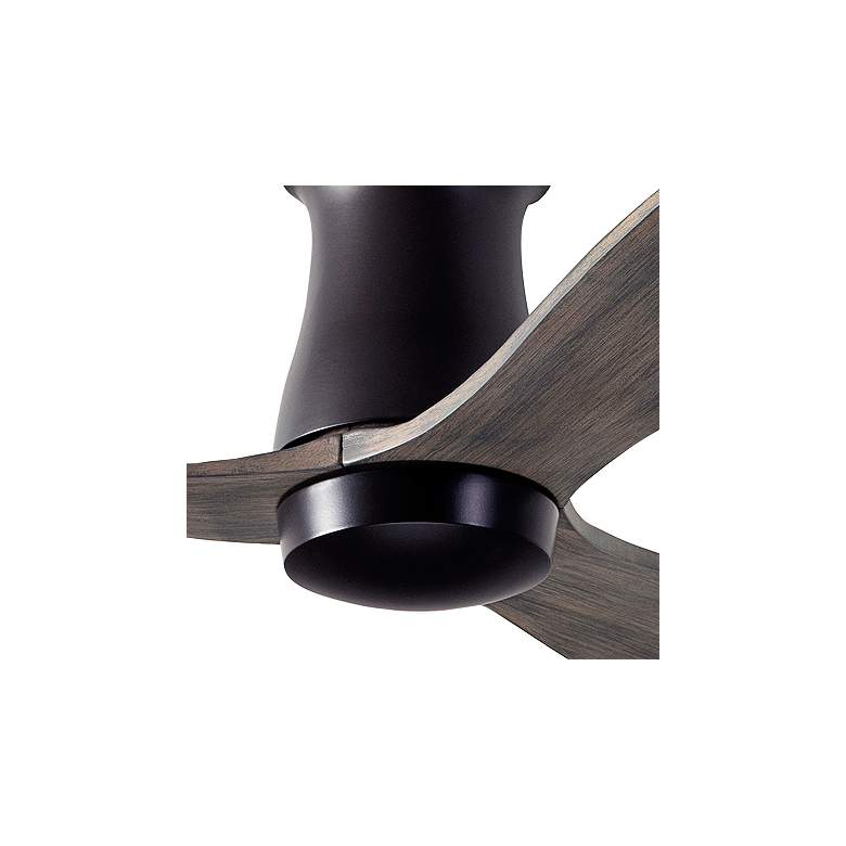 Image 2 54" Modern Fan Arbor DC Bronze Graywash Hugger Ceiling Fan with Remote more views