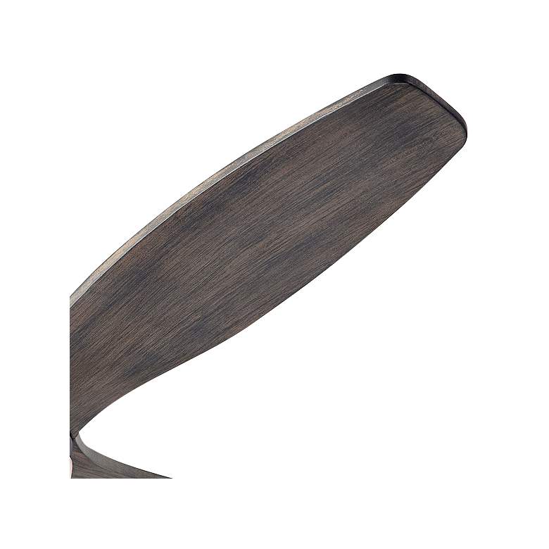 Image 3 54" Modern Fan Arbor DC Bronze Graywash LED Hugger Fan with Remote more views
