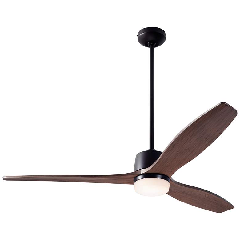 Image 2 54" Modern Fan Arbor DC Bronze Mahogany Damp LED Fan with Remote