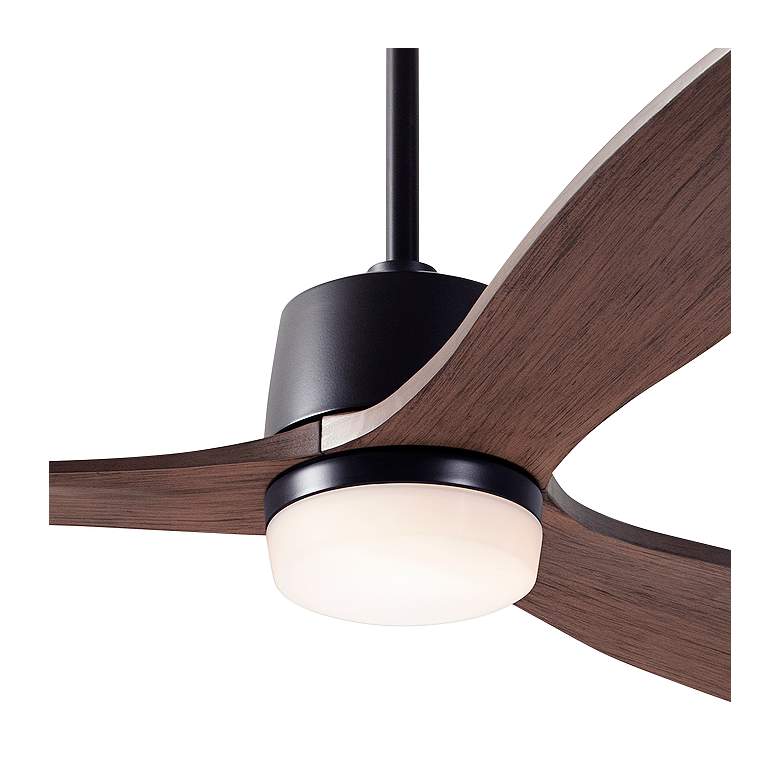 Image 3 54" Modern Fan Arbor DC Bronze Mahogany Damp LED Fan with Remote more views