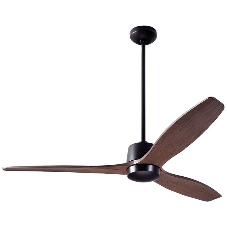 Image 2 54" Modern Fan Arbor DC Bronze Mahogany Damp Rated Fan with Remote