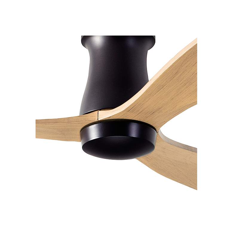 Image 2 54" Modern Fan Arbor DC Dark Bronze and Maple Hugger Fan with Remote more views