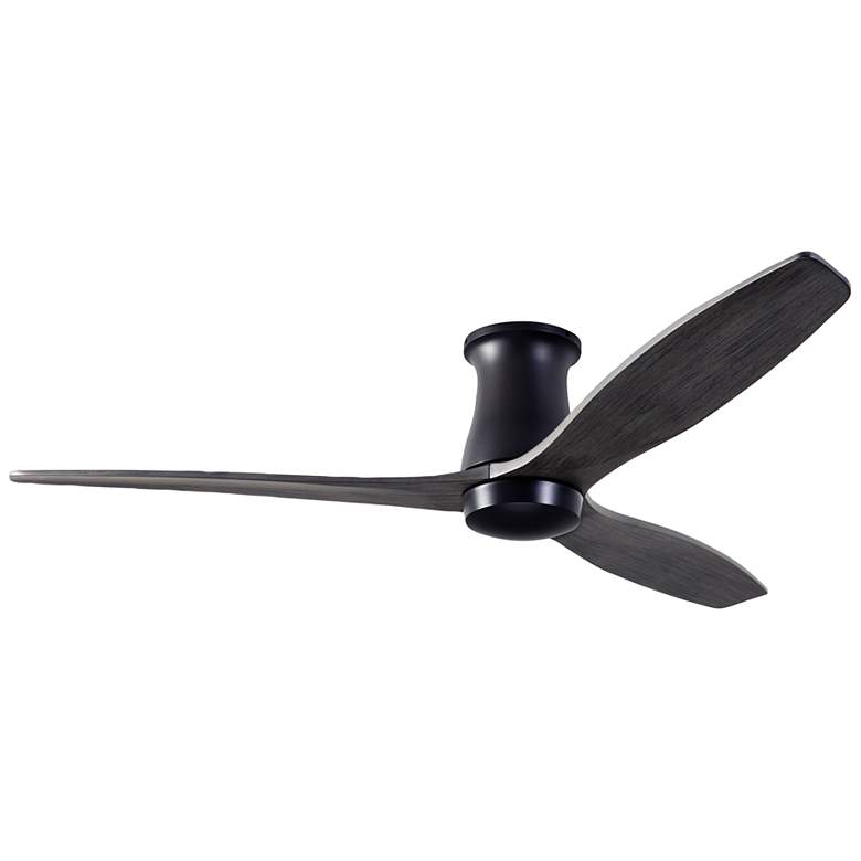 Image 1 54" Modern Fan Arbor DC Dark Bronze Ebony Hugger Fan with Remote