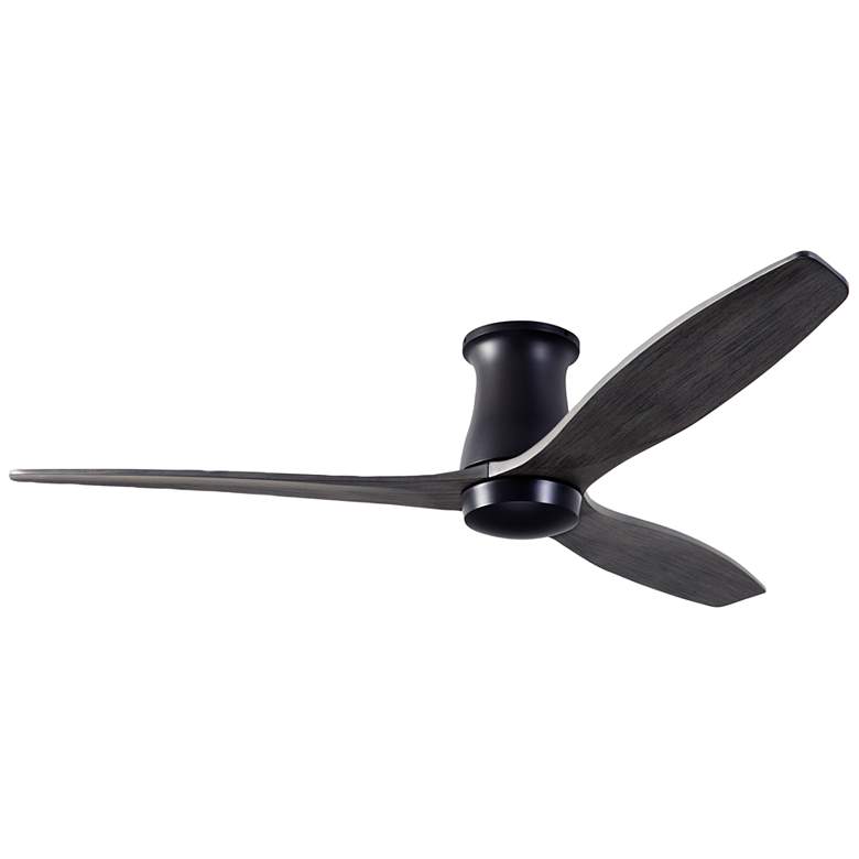 Image 1 54 inch Modern Fan Arbor DC Dark Bronze Ebony Hugger Fan with Remote