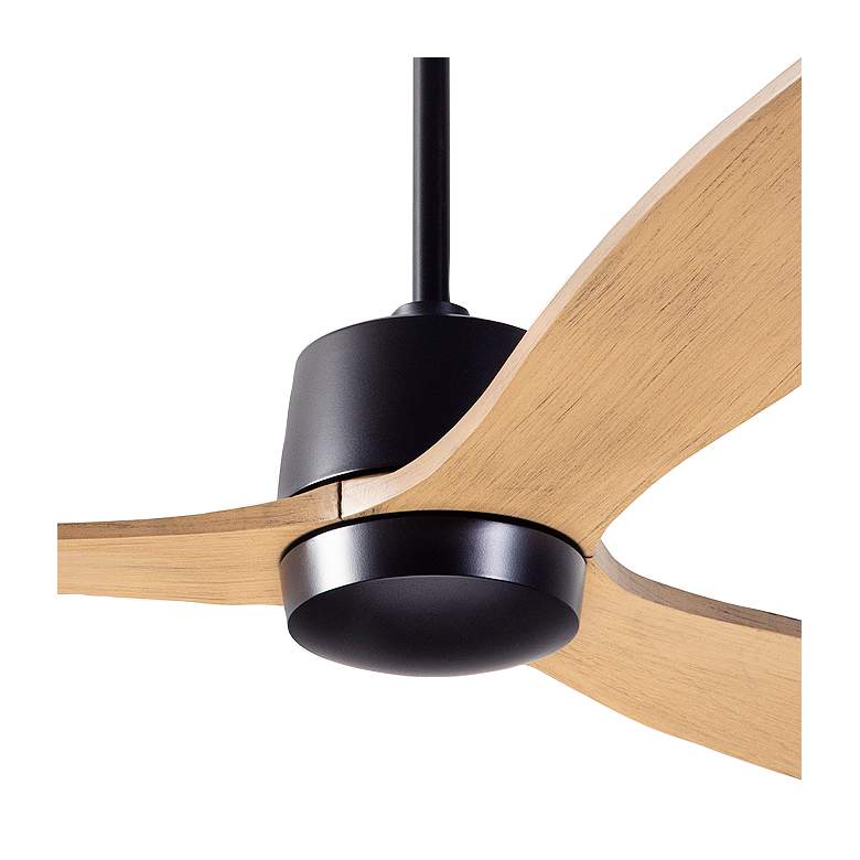 Image 3 54" Modern Fan Arbor DC Dark Bronze Maple Damp Rated Fan with Remote more views