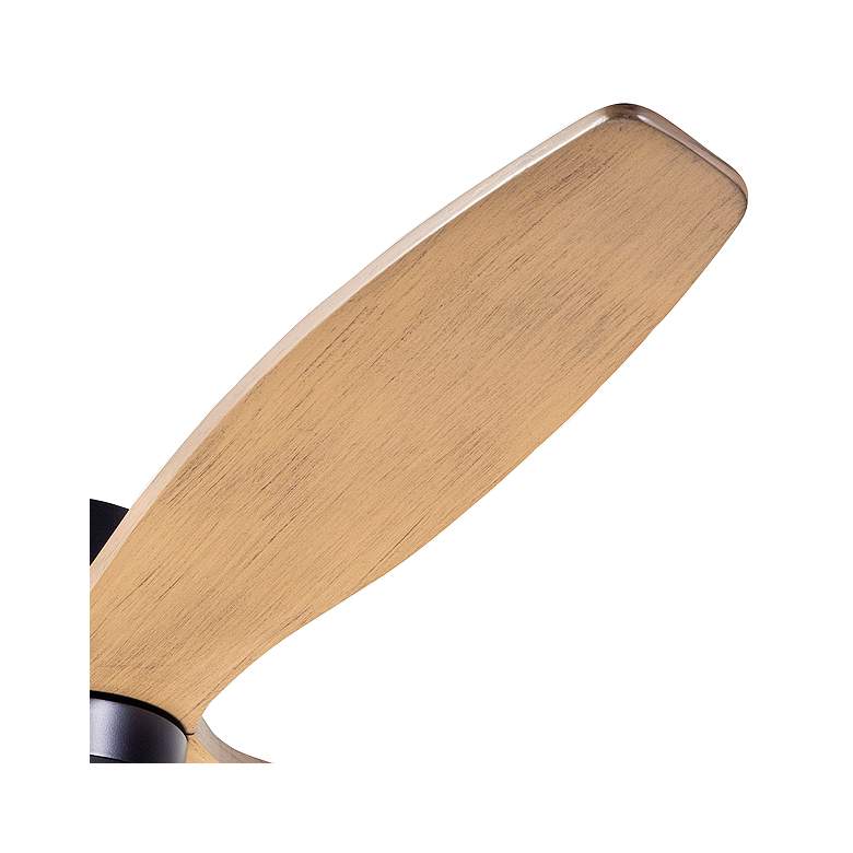 Image 4 54" Modern Fan Arbor DC Dark Bronze Maple Damp Rated Fan with Remote more views