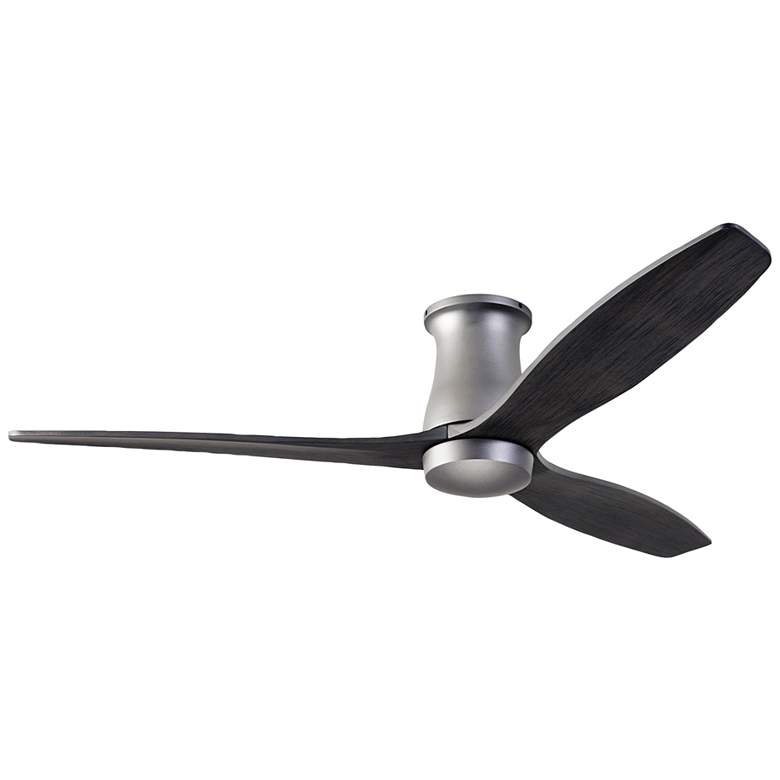 Image 1 54 inch Modern Fan Arbor DC Graphite and Ebony Hugger Fan with Remote
