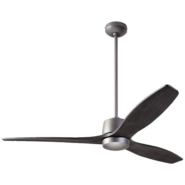 Image 2 54 inch Modern Fan Arbor DC Graphite Ebony Damp Rated Fan with Remote