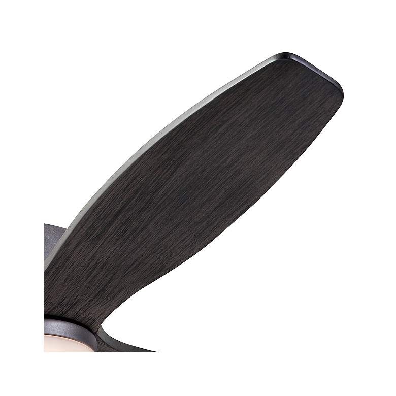 Image 4 54" Modern Fan Arbor DC Graphite Ebony Damp Rated LED Fan with Remote more views