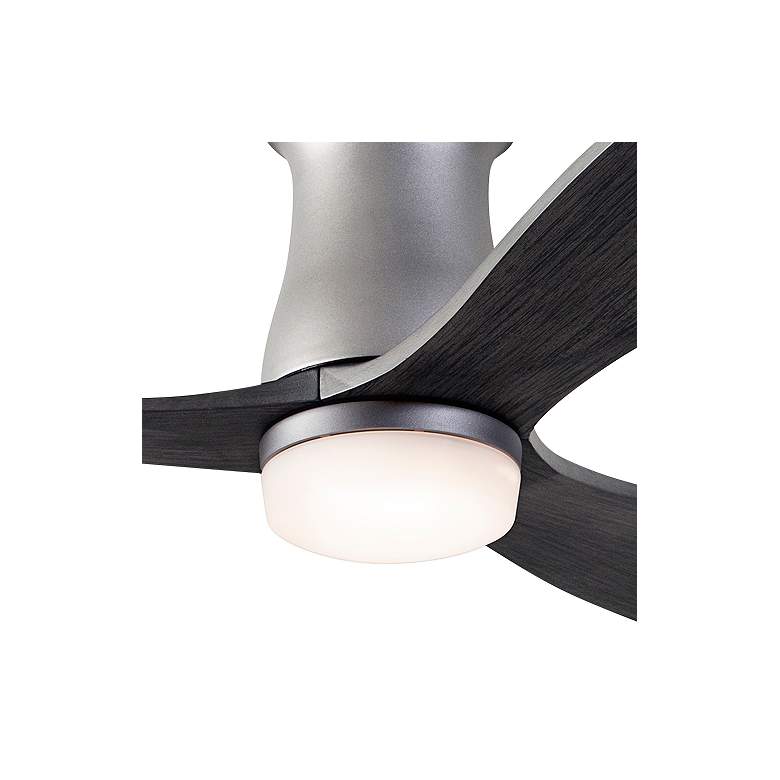Image 2 54" Modern Fan Arbor DC Graphite Ebony LED Hugger Fan with Remote more views