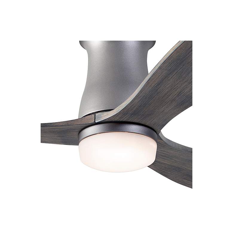 Image 2 54" Modern Fan Arbor DC Graphite LED Hugger Ceiling Fan with Remote more views