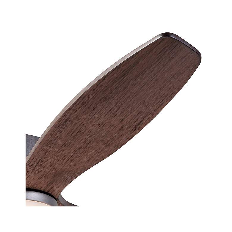 Image 4 54" Modern Fan Arbor DC Graphite Mahogany Damp LED Fan with Remote more views