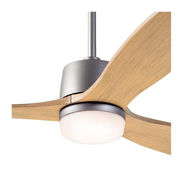 Image 3 54" Modern Fan Arbor DC Graphite Maple Damp Rated Fan with Remote more views