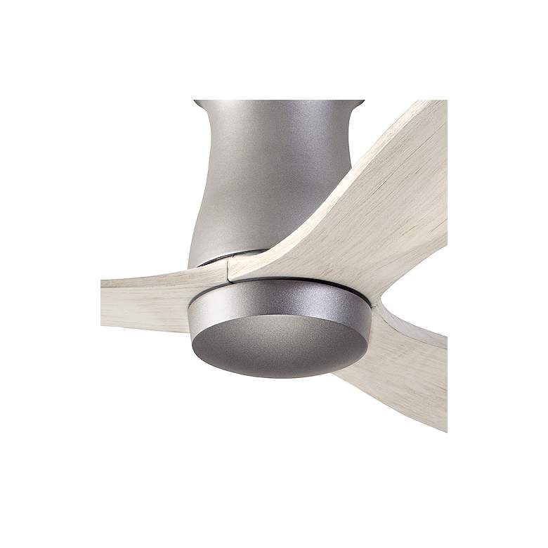Image 2 54" Modern Fan Arbor DC Graphite Whitewash Hugger Fan with Remote more views