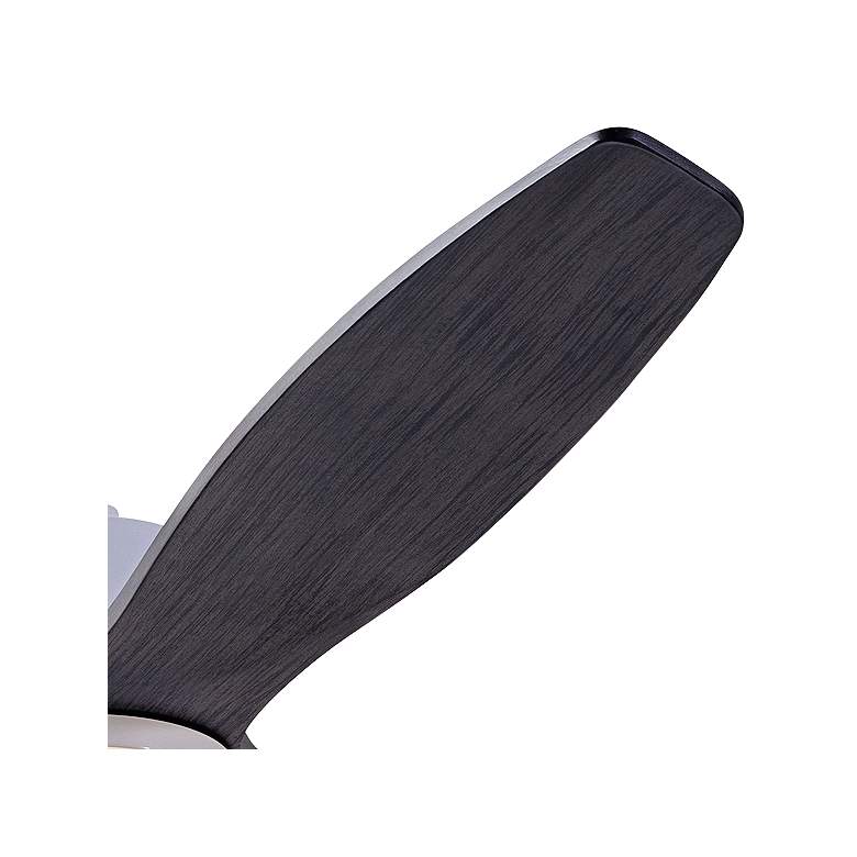 Image 4 54" Modern Fan Arbor DC White-Ebony Damp Rated LED Fan with Remote more views