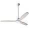 54" Modern Fan Arbor DC White Whitewash Damp Ceiling Fan with Remote