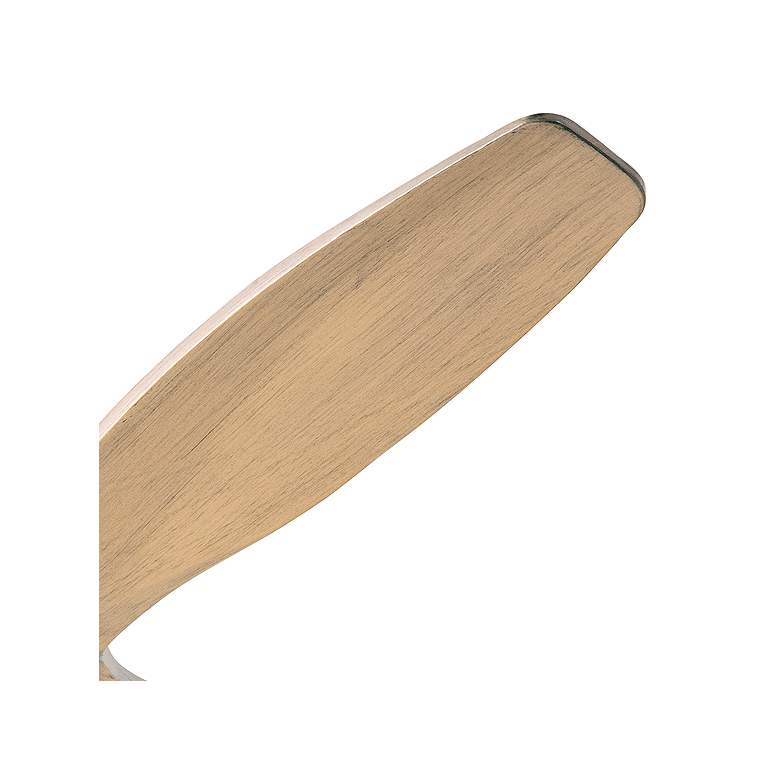Image 3 54" Modern Fan Arbor Gloss White Maple Hugger Ceiling Fan with Remote more views