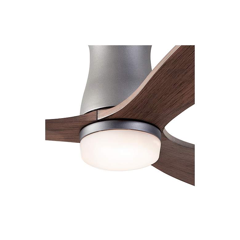 Image 2 54" Modern Fan Arbor Graphite Damp Rated LED Hugger Fan with Remote more views