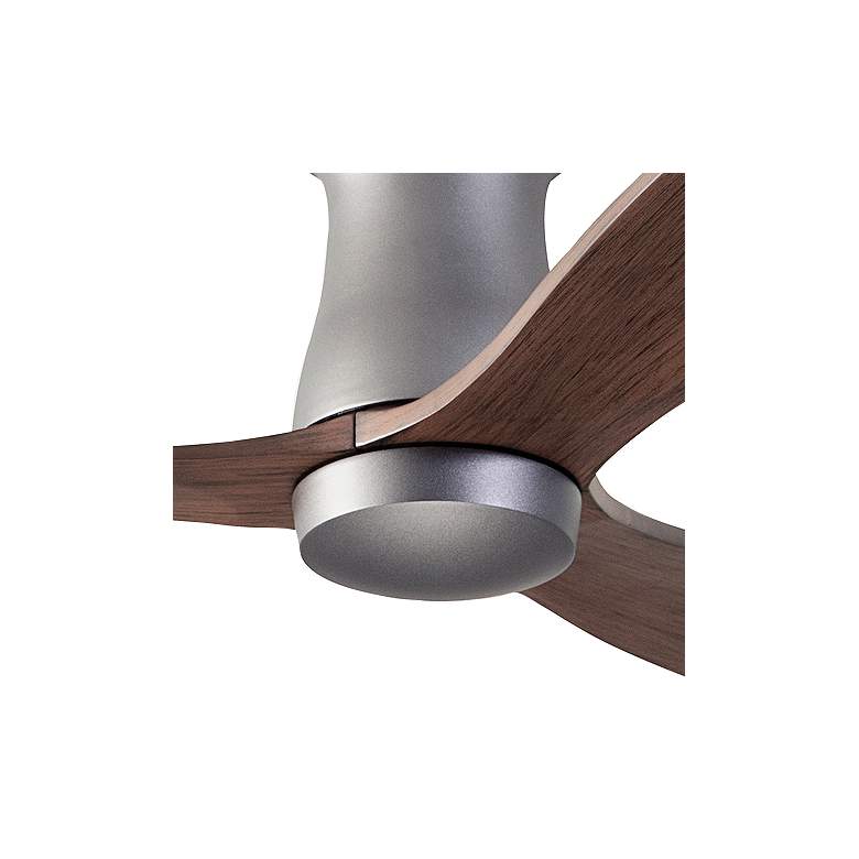 Image 2 54" Modern Fan Arbor Graphite Mahogany Hugger Ceiling Fan with Remote more views