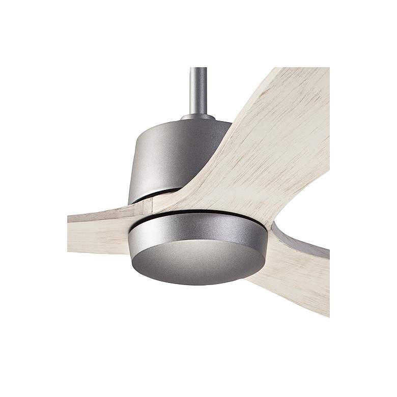 Image 3 54" Modern Fan Arbor Graphite Whitewash Damp Ceiling Fan with Remote more views