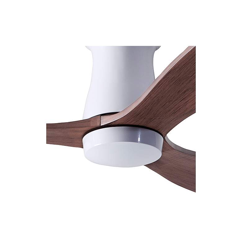 Image 2 54" Modern Fan Arbor White Mahogany Damp Hugger Fan with Remote more views