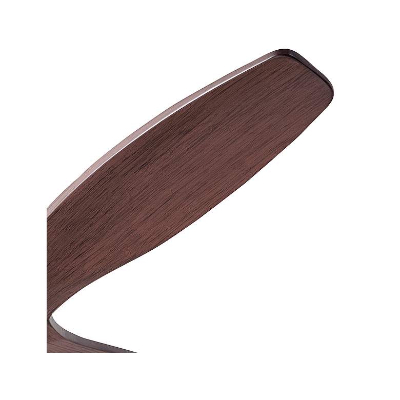 Image 3 54" Modern Fan Arbor White Mahogany Damp Hugger Fan with Remote more views