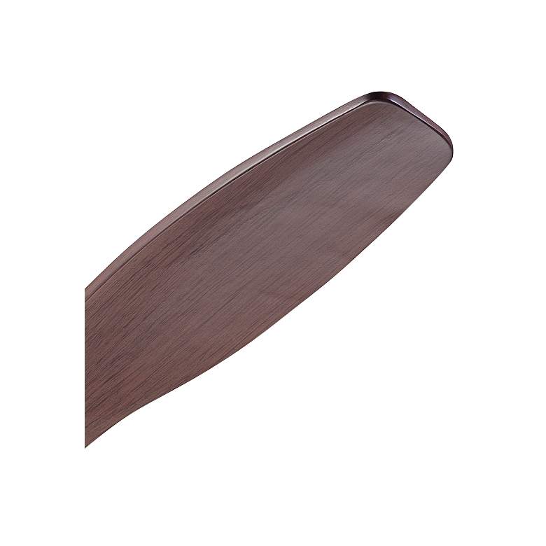 Image 4 54" Modern Fan LeatherLuxe DC Bronze Mahogany LED Fan with Remote more views