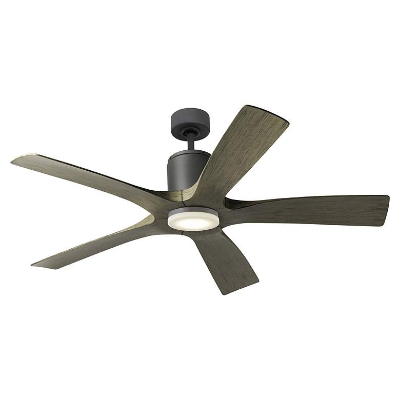 Image 4 54" Modern Forms Aviator Graphite 5-Blade Outdoor Smart Ceiling Fan more views