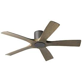 Image2 of 54" Modern Forms Aviator Graphite 5-Blade Wet Hugger Smart Ceiling Fan