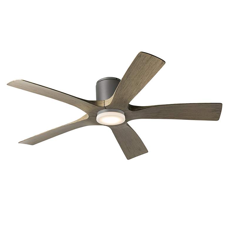 Image 5 54 inch Modern Forms Aviator Graphite 5-Blade Wet Hugger Smart Ceiling Fan more views