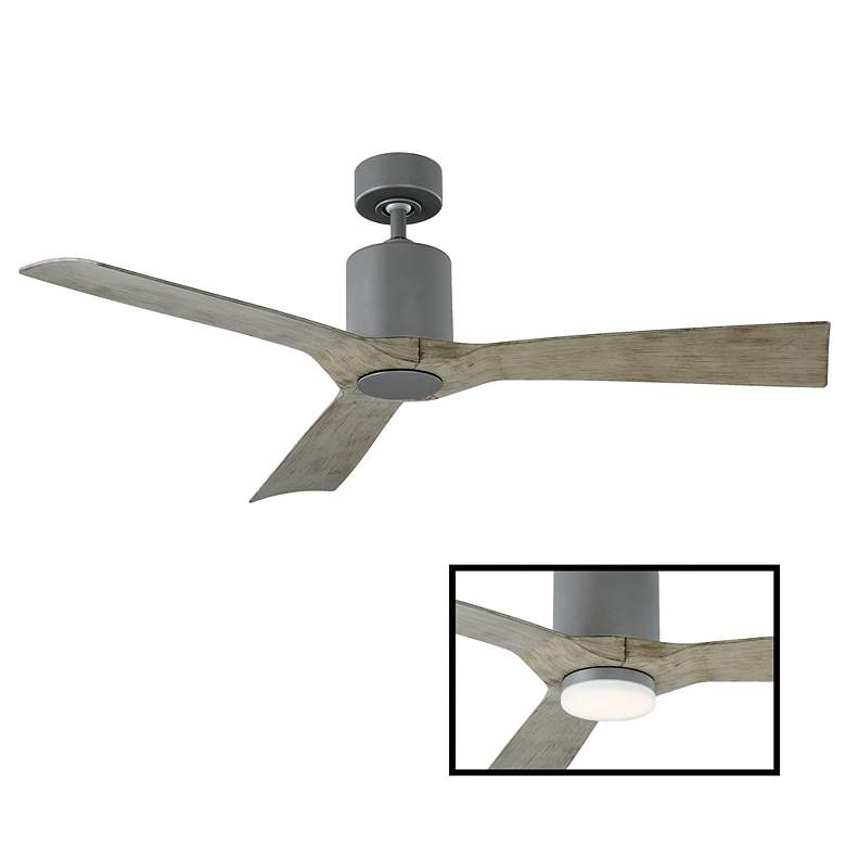 Image 3 54" Modern Forms Aviator Graphite Outdoor Smart Ceiling Fan more views