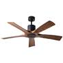 Thumbnail2 of 54" Modern Forms Aviator Matte Black 5-Blade Outdoor Smart Ceiling Fan