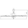 6_54" Modern Forms Aviator Matte Black 5-Blade Outdoor Smart Ceiling Fan more views