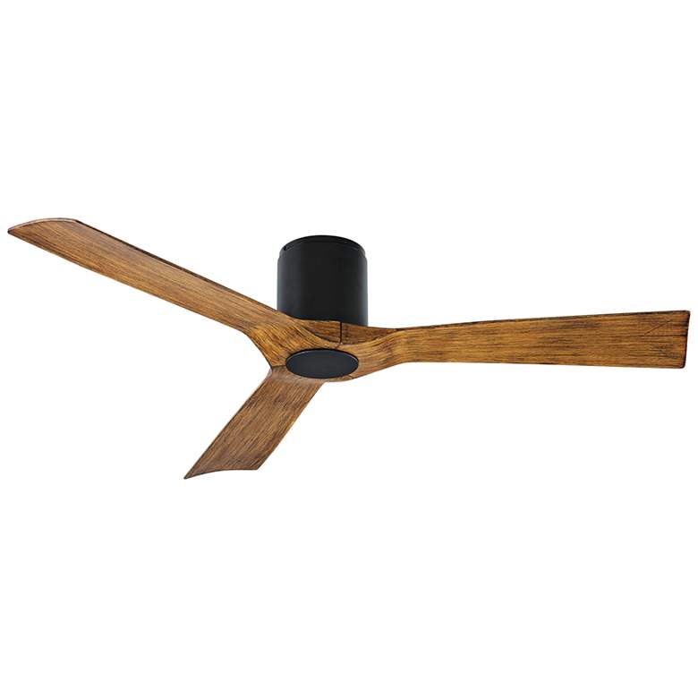 Image 2 54" Modern Forms Aviator Matte Black Outdoor Hugger Smart Ceiling Fan