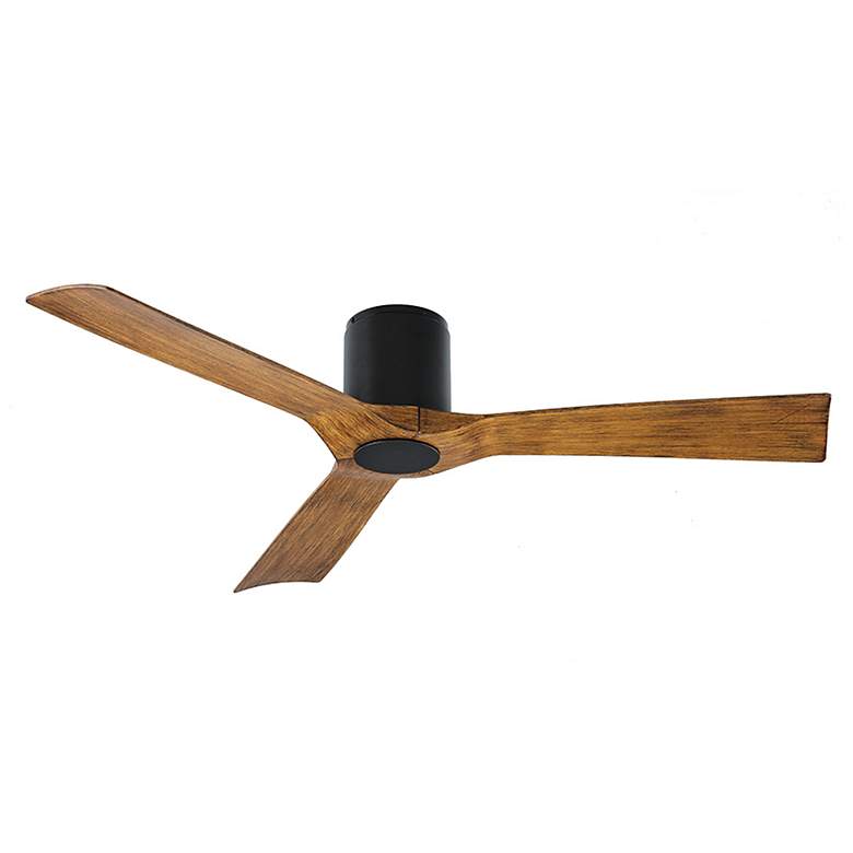 Image 2 54" Modern Forms Aviator Matte Black Outdoor Hugger Smart Ceiling Fan