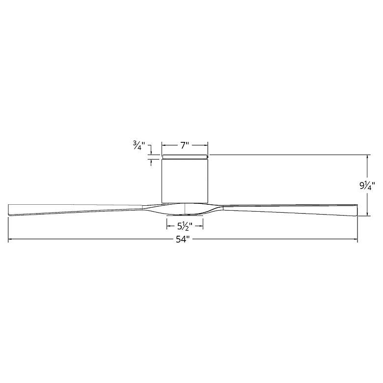 Image 6 54" Modern Forms Aviator Matte Black Outdoor Hugger Smart Ceiling Fan more views