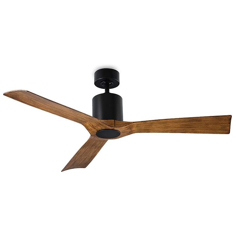 Image 2 54" Modern Forms Aviator Matte Black Outdoor Smart Ceiling Fan