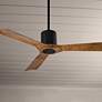 54" Modern Forms Aviator Matte Black Outdoor Smart Ceiling Fan