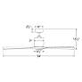 6_54" Modern Forms Aviator Matte Black Outdoor Smart Ceiling Fan more views