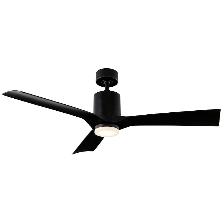 Image 4 54 inch Modern Forms Aviator Matte Black Smart Ceiling Fan more views