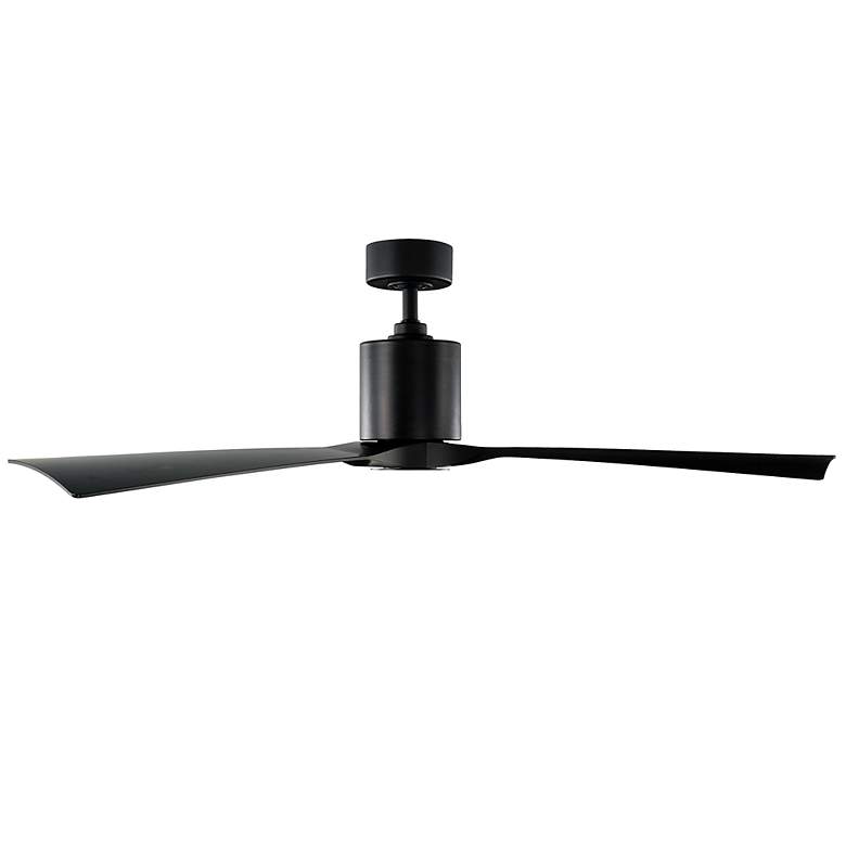 Image 5 54" Modern Forms Aviator Matte Black Smart Ceiling Fan more views