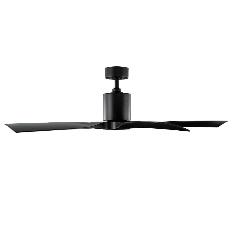 Image 5 54" Modern Forms Aviator Matte Black Smart Indoor-Outdoor Ceiling Fan more views